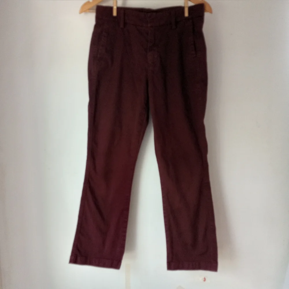 J.Crew 26 Sammie Crop Kick Flare Chino Pant